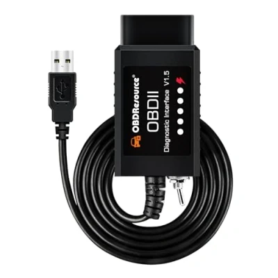 Image de FORScan ELMconfig OBD2 Adaptateur USB Scanner ELM327 Outil de Diagnostic avec MS CAN HS pour le Voiture Ford Mazda Mercury
