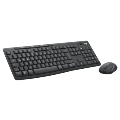 Image de Kit souris + clavier Logitech MK370 Combo for Business Bluetooth Noir Fonctions de base Français