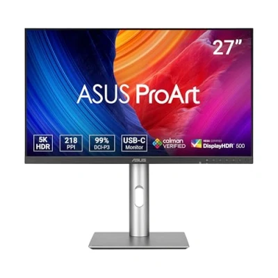 Image de ASUS ProArt PA27JCV écran plat de PC 68,6 cm (27 ) 5120 x 2880 pixels 5K Ultra HD LCD Noir Neuf