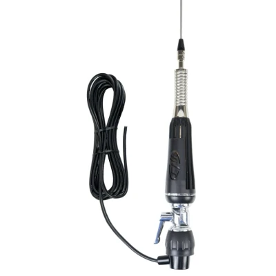 Image de Antenne CB PNI LED 1000 Pliable 80 cm avec câble et Support Papillon Fixe 26 30 MHz 300 W