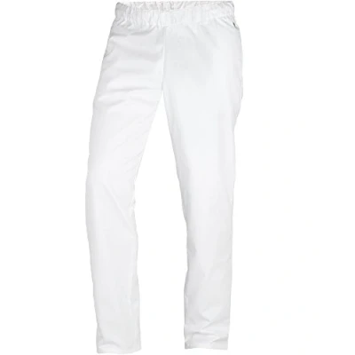 Image de BP 1645 400 21 Sl Pantalon unisexe avec élastique à la Taille 215,00 g/m² Mélange de tissus Blanc S