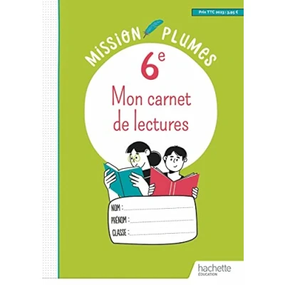 Image de Mon Carnet de lectures 6e Cahier élève Ed. 2023 (Broché)