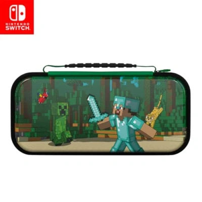 Image de PDP Nintendo Switch Travel Case Minecraft Forest Battle