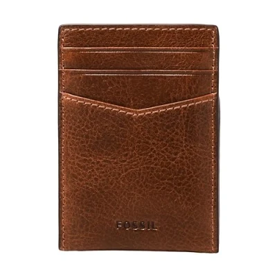 Image de Fossil Andrew Portefeuille, Homme, Taille: One Size, Cognac