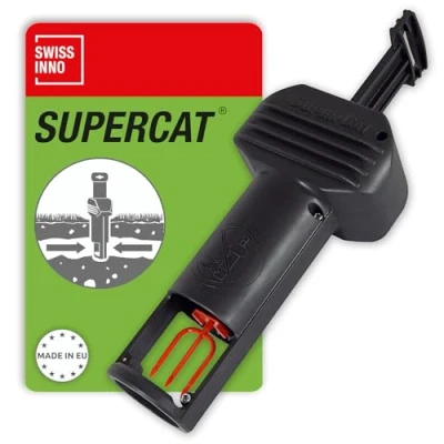 Image de SWISSINNO Piège à Campagnol &amp; Mulots SuperCat. Action de Capture déclenchement Ultra Efficace. Opération Simple, sans Effort. x1
