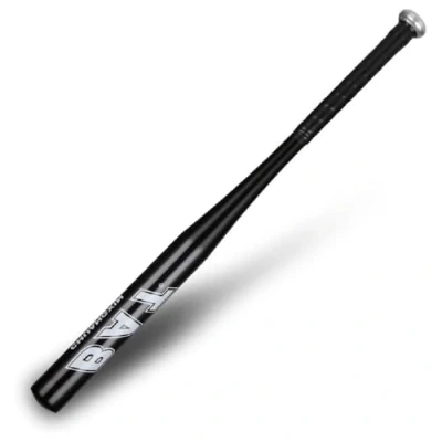 Image de Batte de Baseball Aluminium 34 Pouces 86cm Noir Base Ball Métal Antidérapante Adulte Pro Léger pour Exercice Joueurs Jeu Homme Femme 86 Longueur Solide à la Mode