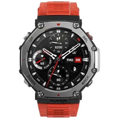 Image de Amazfit T Rex 3 Outdoor Smartwatch 48mm Écran AMOLED, Cartes et Navigation Hors Ligne, GPS Double Bande à 6 Systèmes Satellites, Autonomie de 27 Jours, Paiement NFC, 170 Modes Sportifs pour Aventure