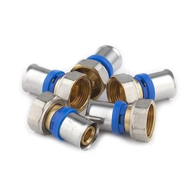 Image de Raccord Multicouche à Sertir Multi profils Ø20 Femelle Tournant 20x27 sachet de 5 raccords NOYON &amp; THIEBAULT