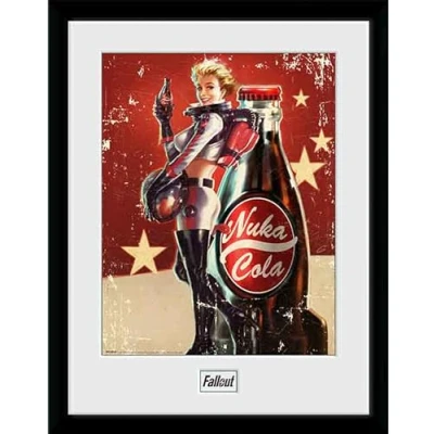 Image de GB eye Fallout Nuka Cola Affiche encadrée de collection 30 x 40 cm