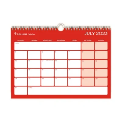 Image de Collins Debden Colplan CMCA4M 2324 Calendrier scolaire 2023 24 A4 Format