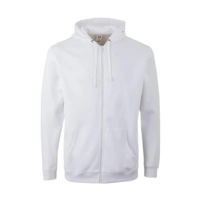 Image de Mukua Sf270u Sweat à Capuche zippé, Blanc, M Mixte