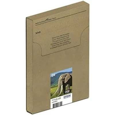 Image de Epson EasyMail Multipack 24 Eléphant, Cartouches d&#039;encre d&#039;origine, 6 couleurs: Noir, Cyan, Magenta, Jaune, Cyan Clair, Magenta Format boite aux lettres, XP 55 750 850 860 950