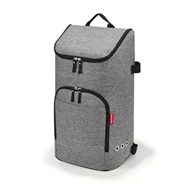 Image de reisenthel citycruiser Bag Sac à provisions Pratique avec Plusieurs Grands Compartiments, Peut être utilisé comme Trolley de Courses Le Rack, en Twist Silver