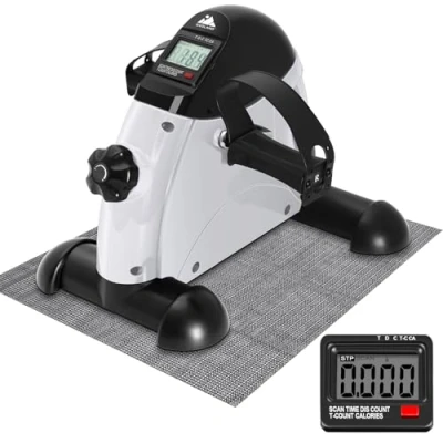Image de EVOLAND Mini Vélo d&#039;Appartement, Pédale Statique Portable, Appareil d&#039;exercice pour Les Jambes et Bras Travailler