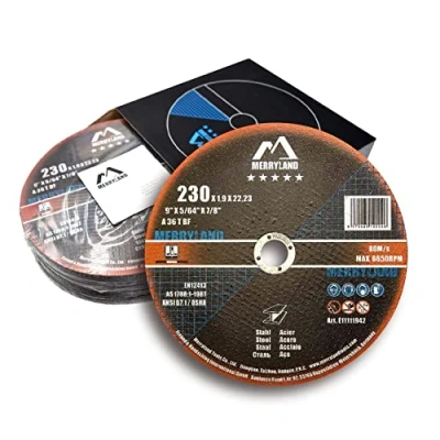 Image de Merryland Disque à Tronçonner 230 Métal Acier Fer, X 1,9 mm de Coupe 25 Pièces, Découper pour Meuleuse d&#039;Angle, Expert line E11111942