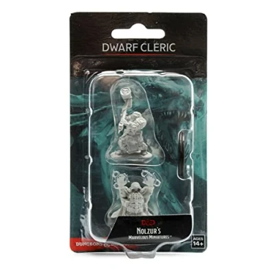 Image de Dungeons &amp; Dragons: Nolzur&#039;s Marvelous Unpainted Minis: Dwarf Male Cleric