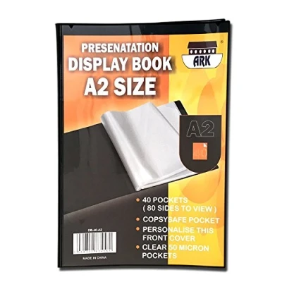 Image de Ark Porte vues A2 Noir 40 pochettes