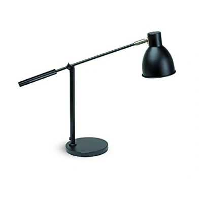 Image de Lampe de table LED MAULjaval, argent, pied à pince