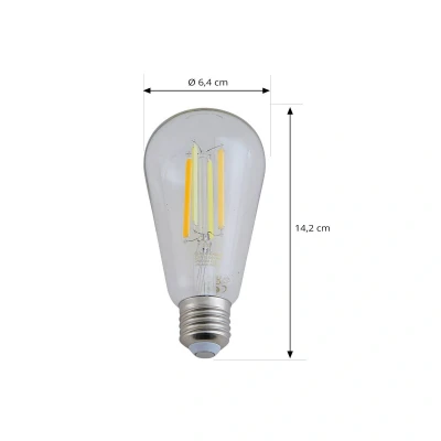 Image de LUUMR Smart LED E27 ST64 7W clair ZigBee Hue Tuya