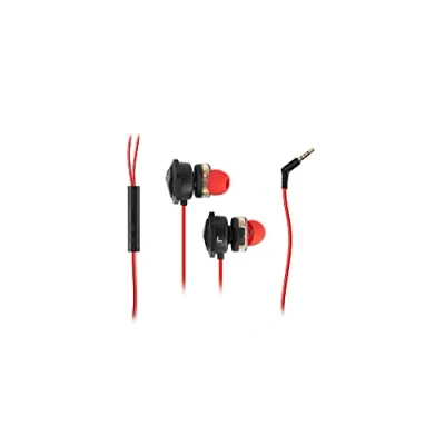 Image de Ozone Gaming Heat X30 OZHEATX30 Écouteurs Intra Auriculaires, Son stéréo, Microphone intégré, contrôle à Distance, recevoir des appels Mains Libres, Amovible, Noir