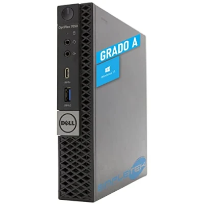 Image de Micro PC de Bureau DELL OptiPlex 7050 Core i7 jusqu&#039;à 4,20 GHz Windows 11 Pro 16 Go RAM SSD 256 USB TypeC HDMI Mini ordinateur fixe d&#039;entreprise (reconditionné)