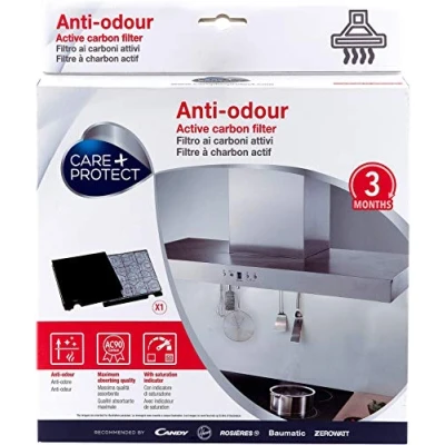 Image de CARE + PROTECT Filtres à Charbon Actif Anti Odeur Compatibles (225x210x30mm, 530gr; Type m15)