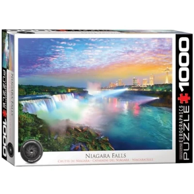 Image de Eurographics Puzzle Globetrotter NIAGARAFÄLLE 1000 Teile pour enfants, Taille: One Size, Multi coloured