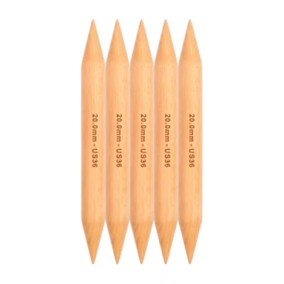 Image de KnitPro KP35129 Aiguilles Double Pointes Bois Bouleau 20 cm x mm