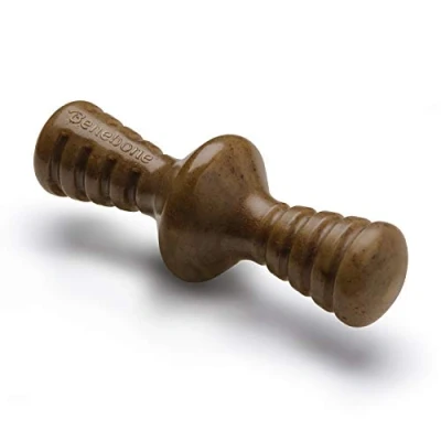 Image de Benebone Zaggler Jouet à mâcher Indestructible pour Chiens agressifs, Longue durée briser l&#039;ennui des Chiens, véritable saveur de Bacon, grands fabriqué aux États Unis.
