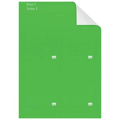Image de Nobo 2403005 Fiches T imprimables Indice 3 avec 20 Feuilles Vert