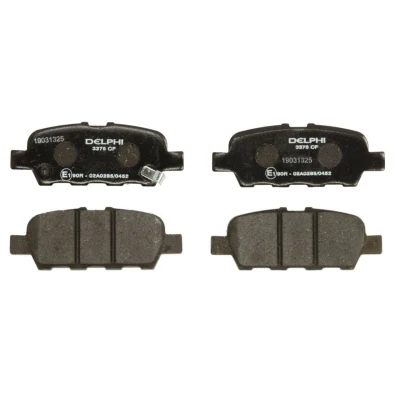 Image de DELPHI LP3375 Jeu de plaquettes frein avec indicateur d&#039;usure sans tôle anti bruit accessoires NISSAN: Murano II, Altima