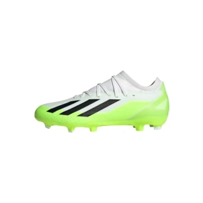 Image de adidas Performance X CRAZYFAST.3 FG Chaussures de foot à crampons, Homme, Taille: 44 2/3, Footwear white/core black/lucid lemon