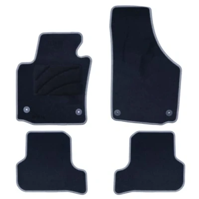 Image de OCC DESIGN Tapis sur Mesure Leon MK2 (2005 2012) 5 pièces avec Passepoil Gris foncé
