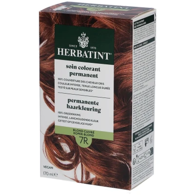 Image de Herbatint Soin Colorant Permanent 7R Blond Cuivré 170 ml