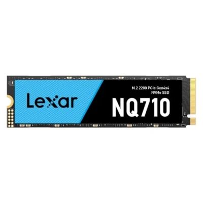 Image de Lexar NQ710 2 To PCIe 4.0 SSD Interne, M.2 2280 Gen4x4 NVMe 1.4, Lecture jusqu&#039;à 5000 Mo/s, Disque Interne Haute Performance pour Les Jeux et l&#039;édition vidéo