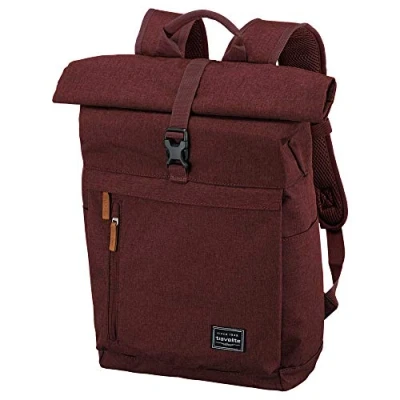 Image de travelite Sac à Dos avec Compartiment pour Ordinateur Portable 15,6 Pouces, Série de Bagages Basics Jour Rollup : Pratique Fonction Rollup, 60 Cm