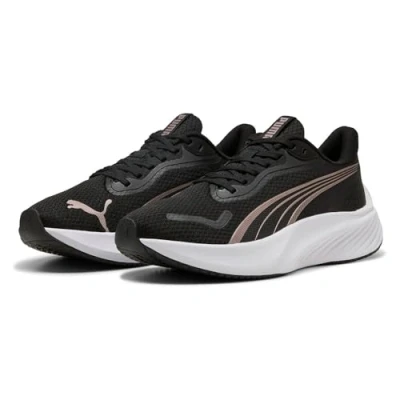 Image de PUMA Mixte Pounce Lite Chaussure de Course sur Route, Noir, Or Rose, 47 EU
