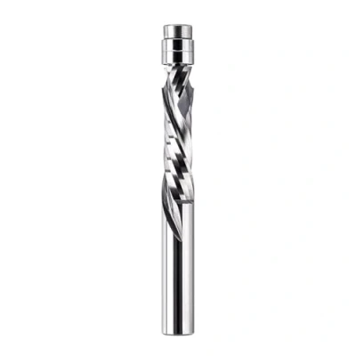 Image de SpeTool Up&amp;Down Fraise a Copier 8 mm de Diamètre Tige à Affleurer Compression 32 Longueur Coupe Affleureuse Hélicoïdale Double Roulement Billes