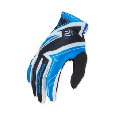 Image de O&#039;NEAL Gants de vélo et Motocross MX MTB Enduro Motorcycle Léger Design Simple pour Une Sensation optimale sur Le Guidon Vault Glove Racewear Adulte Noir Bleu Taille M