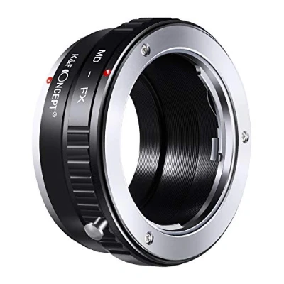 Image de adaptateur de monture Concept Minolta compatible avec les objectifs à MD, FUJIFILM X, boîtier d&#039;appareil photo FX, conversion d&#039;objectif,