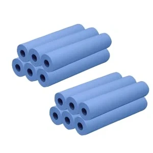 Image de (DSTOCK60) 12 Draps d&#039;Examen 50 x 35 Plastifiés Résistants Absorption Optimale Prédécoupés tous les 35cm Largeur 50cm 135 formats Lot de rouleaux