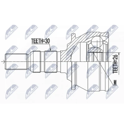 Image de Jeu de joints, arbre transmission NTY NPZ PL 045