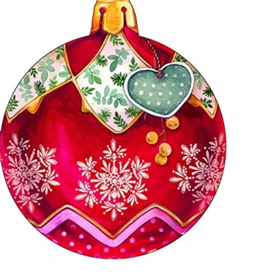 Image de IHR Ideal Home Range Lot de 20 serviettes en papier avec boules Noël 3 plis 33 x cm