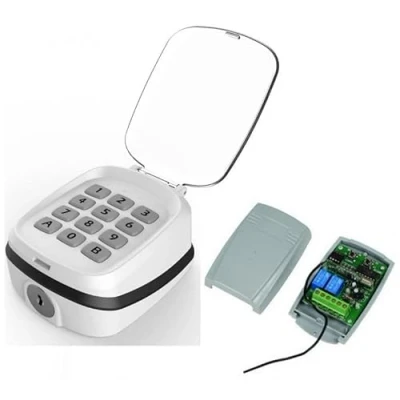 Image de HILAND Digicode, Clavier à Code pour automatisme, sans Fil 2 canaux