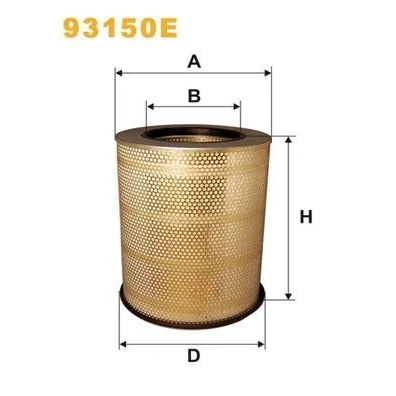 Image de WIX FILTERS 93150E Filtre à air 411 332 Cartouche filtrante VOLVO: FMX, FM 12
