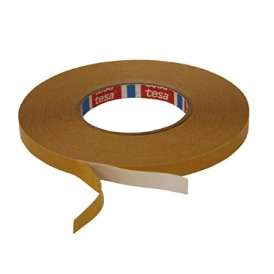 Image de tesa Ruban PVC blanc double face (4970): 3/8 in. x 60 yds. (blanc)
