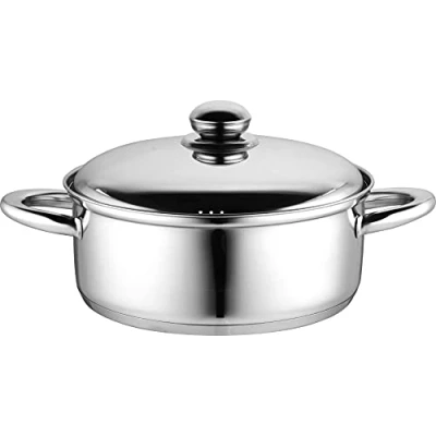 Image de Casserole en acier inoxydable 18 cm de diamètre