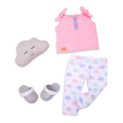 Image de Our generation BD30433Z Tenue classique pyjama nuage