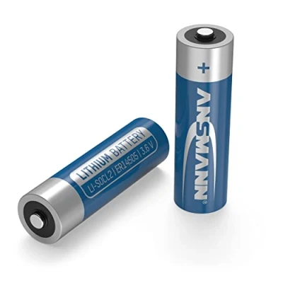 Image de ANSMANN Pile Li SOCl2 Mignon AA (1 PCE) Lithium Clorure de Thionyl 3,6V 2700 mAh spéciale pour Instrument Mesure gaz, système d&#039;alarme, Appareil Industriel, etc.