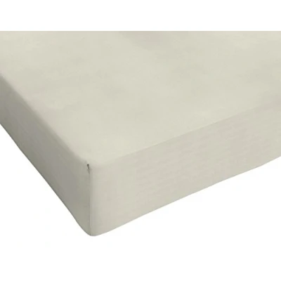 Image de Italian Bed Linen Max Color Drap Housse, 100 % Coton, Crème, 1 Place